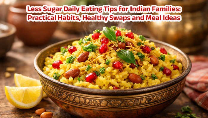Less Sugar Daily Eating Tips for Indian Families: Practical Habits, Healthy Swaps and Meal Ideas